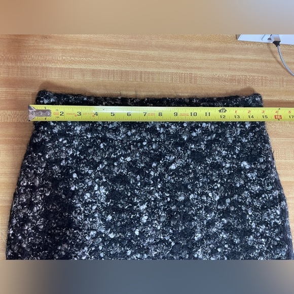 Fenn Wright Manson black and white wool alpaca mohair blend skirt women’s size M - Picture 8 of 10